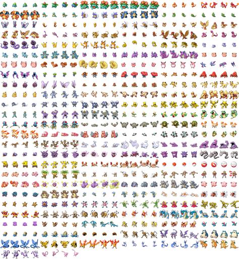 pokemon deviantart|Pokémon sprites: archive of Pokémon images from every game.